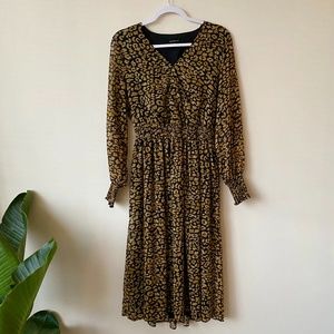 Who What Wear Cheetah Print Dress - Cinched Waist